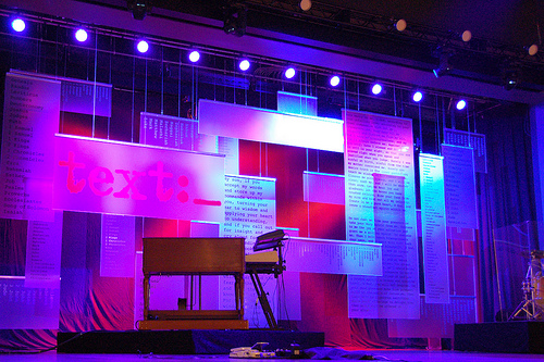 Text Stage Set For North Point Munity Church Npcc