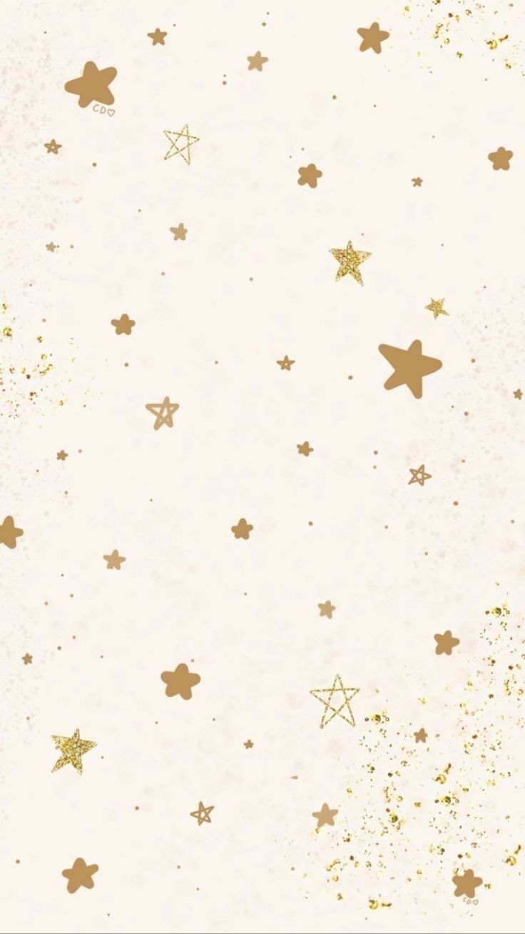 Gold Stars Wallpaper For Your Home Screen