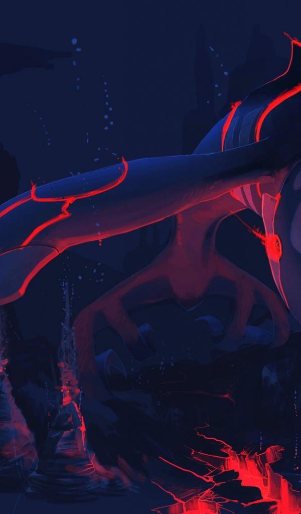 Pokemon Lava Artwork Underwater Kyogre Wallpaper