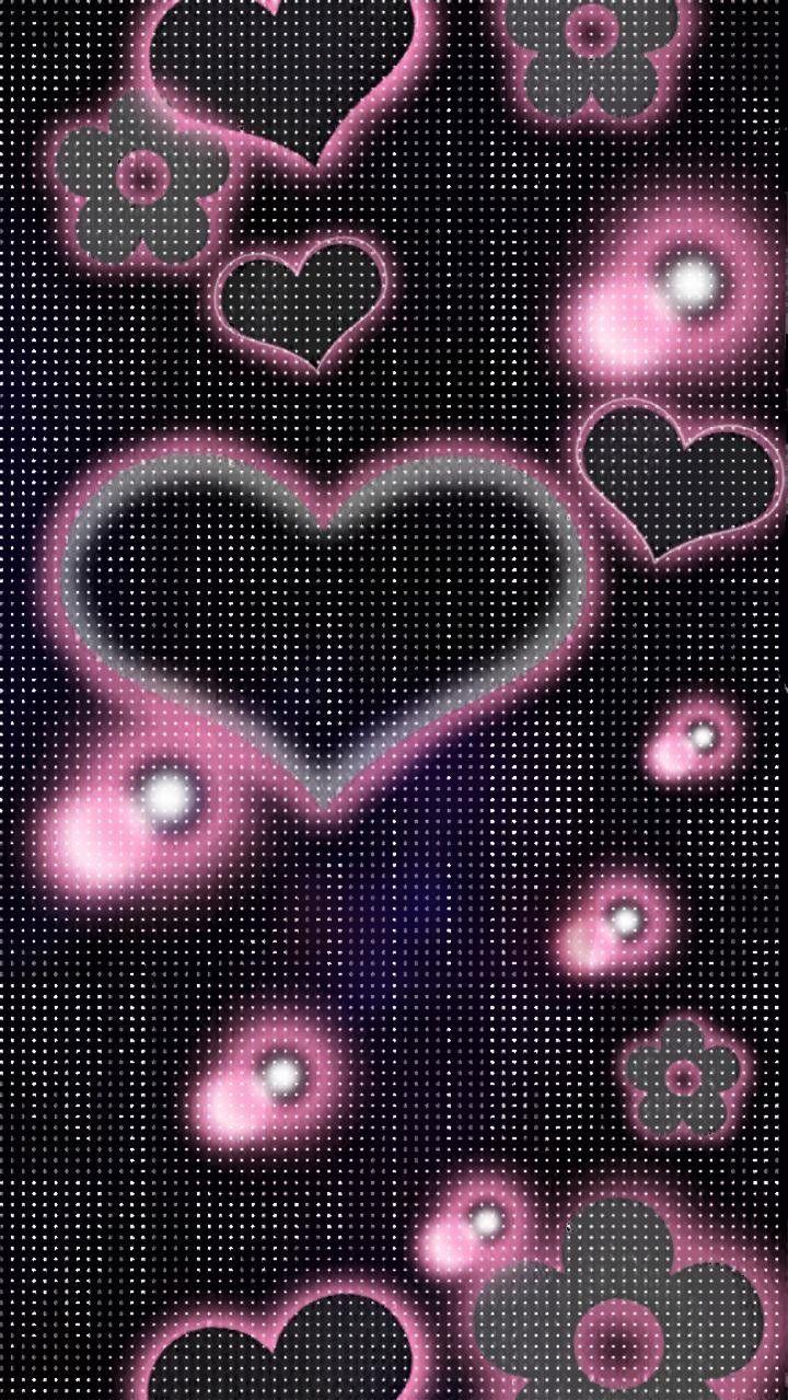 Hearts And Flowers Wallpaper Cute Home Screen Heart