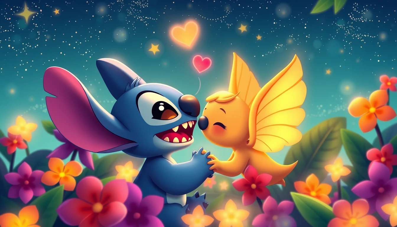 🔥 [30+] Stitch and Angel Couple Wallpapers | WallpaperSafari