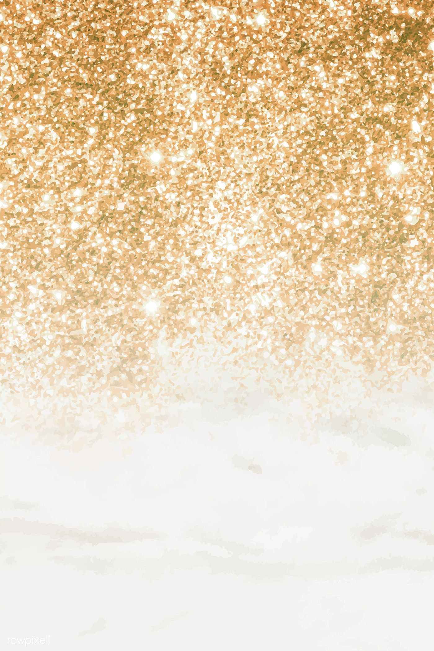 Gold Glitter Ombre Background Wallpaper