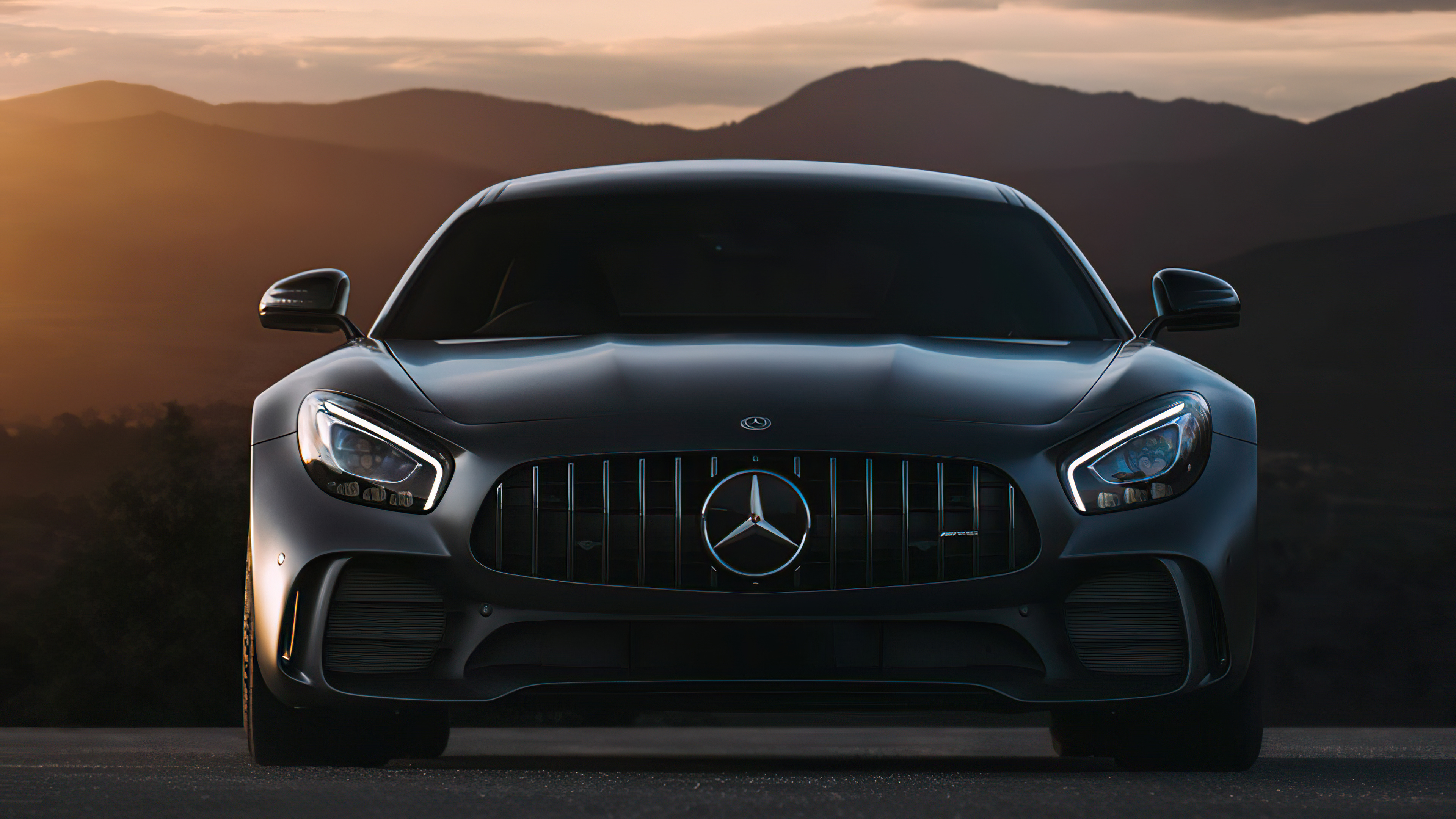 Black Mercedes Benz Amg Gt 4k Wallpaper HD Cars Image