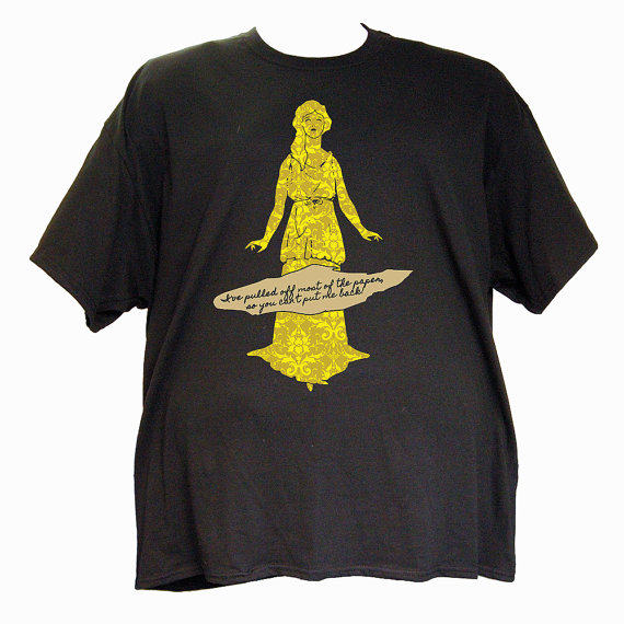 Free download Yellow Wallpaper Tee by ValkyrieApparelTees on Etsy [570x570] for your Desktop