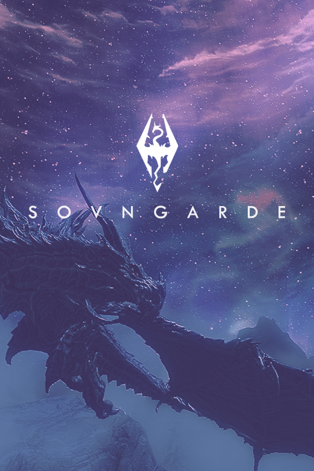 Skyrim iPhone Wallpaper Sky Illustration Space Cg Artwork Fictional
