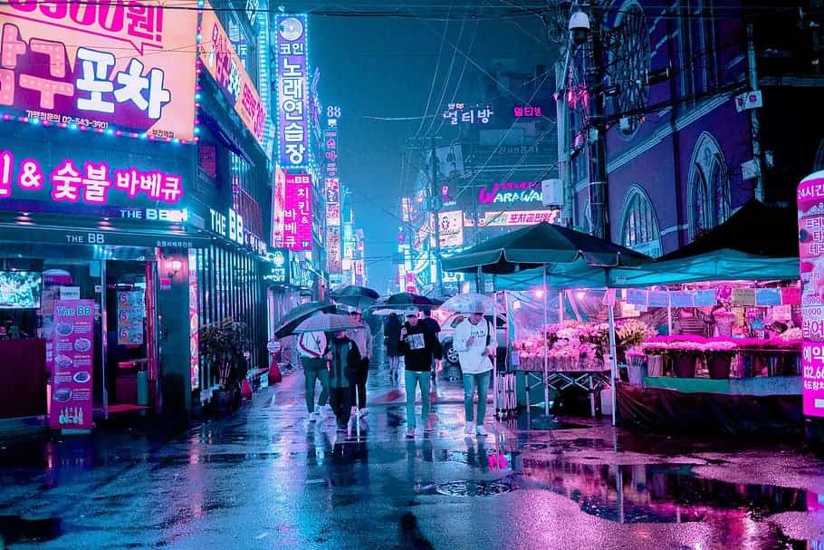 Pink City Wallpaper