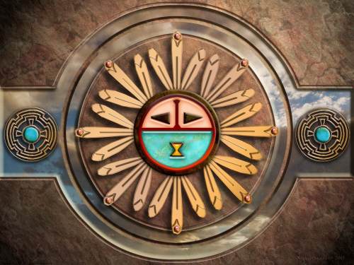 Native American Sundial Wallpaper Jpg