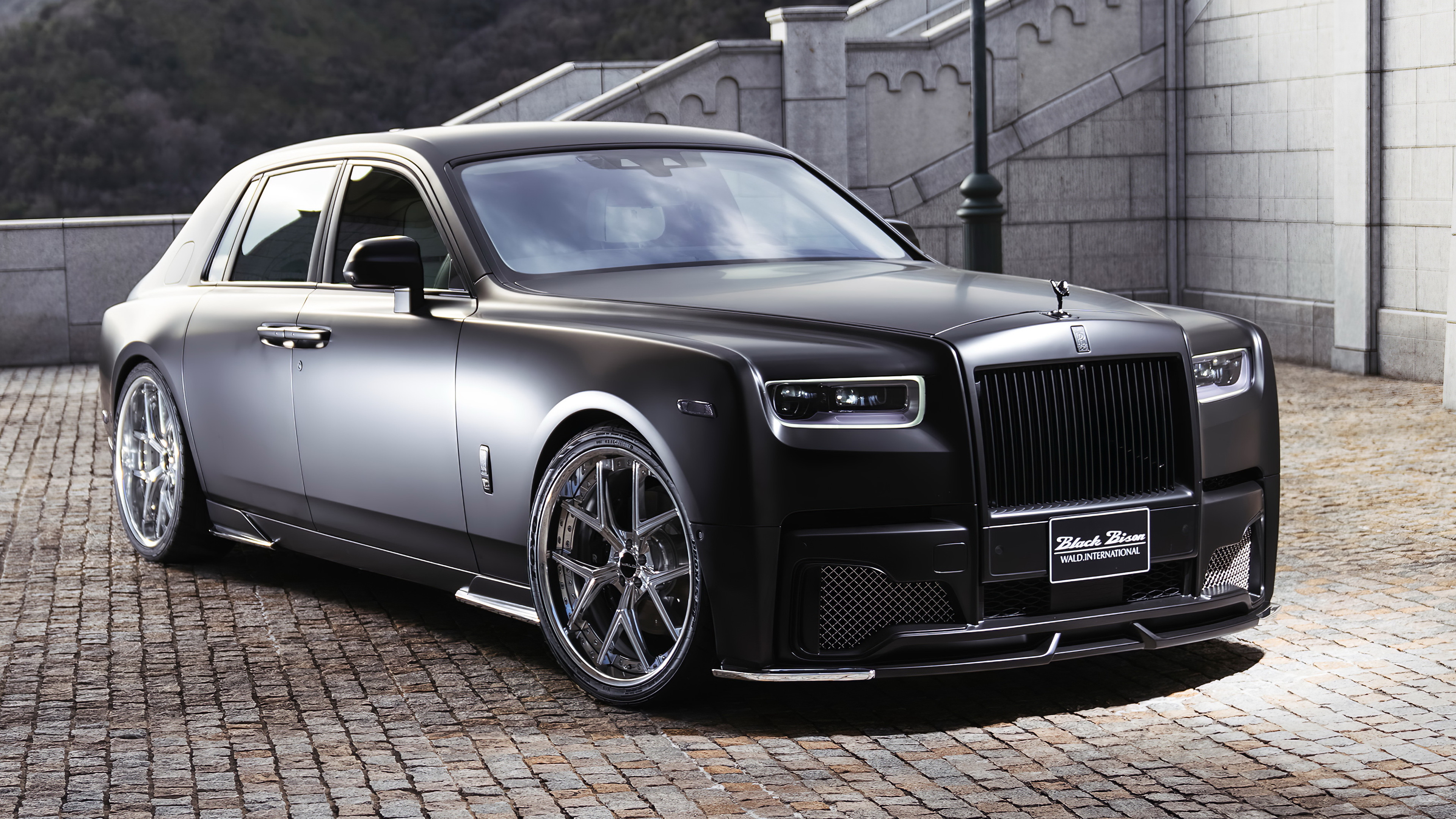 Wallpaper 4k Rolls Royce Phantom Sports Line Black Bison Edition