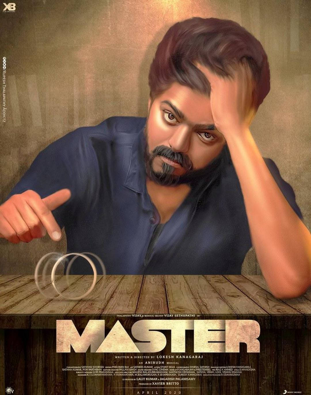 Master Vijay 4k Wallpaper