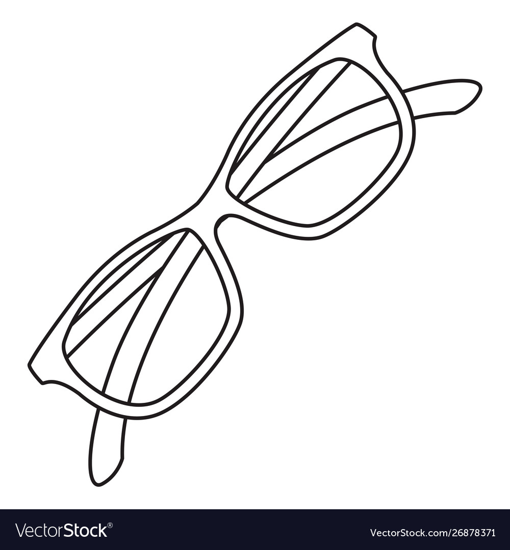 Free download Eyeglasses accessory icon white background Vector Image