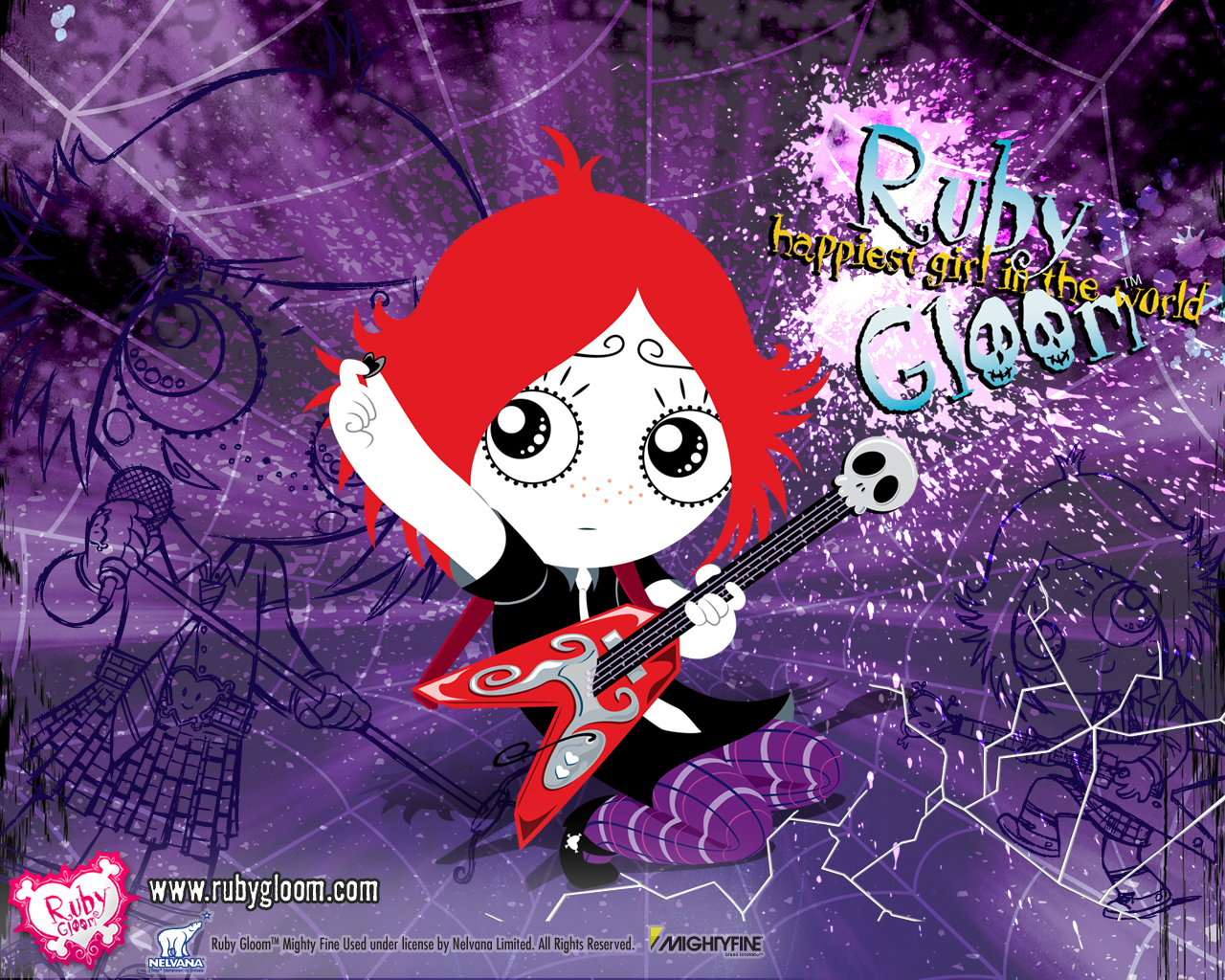 Ruby Gloom Fun Stuff Wallpaper
