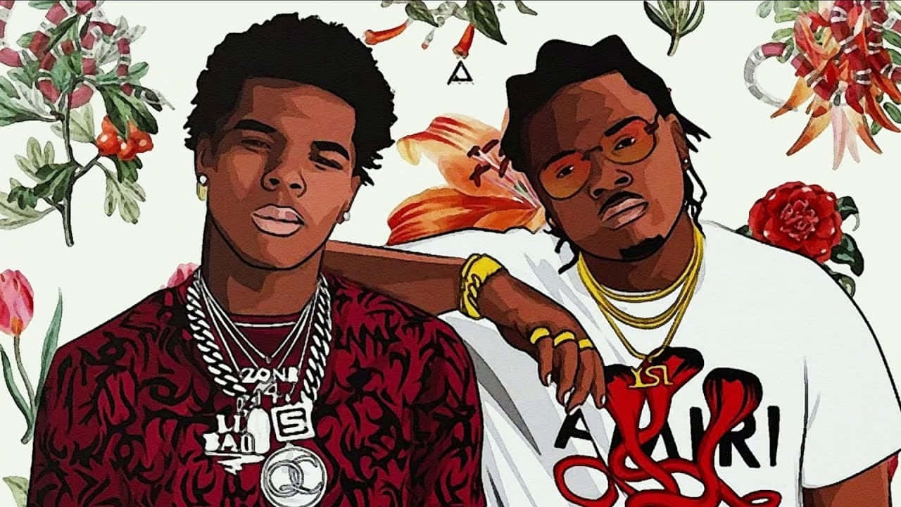 Lil Baby Cartoon Wallpaper