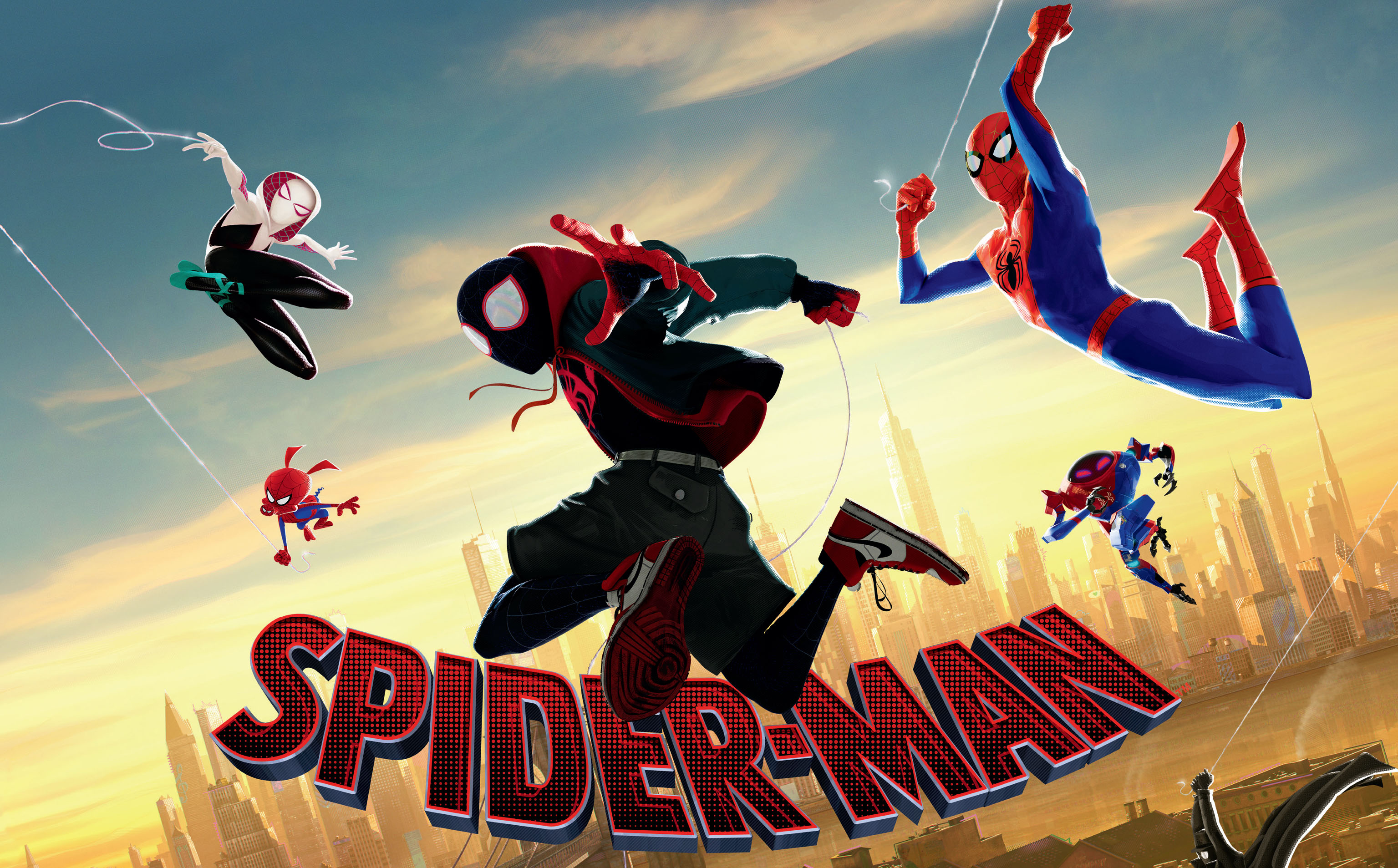 Spiderman Into The Spider Verse Movie 4k Wallpaper