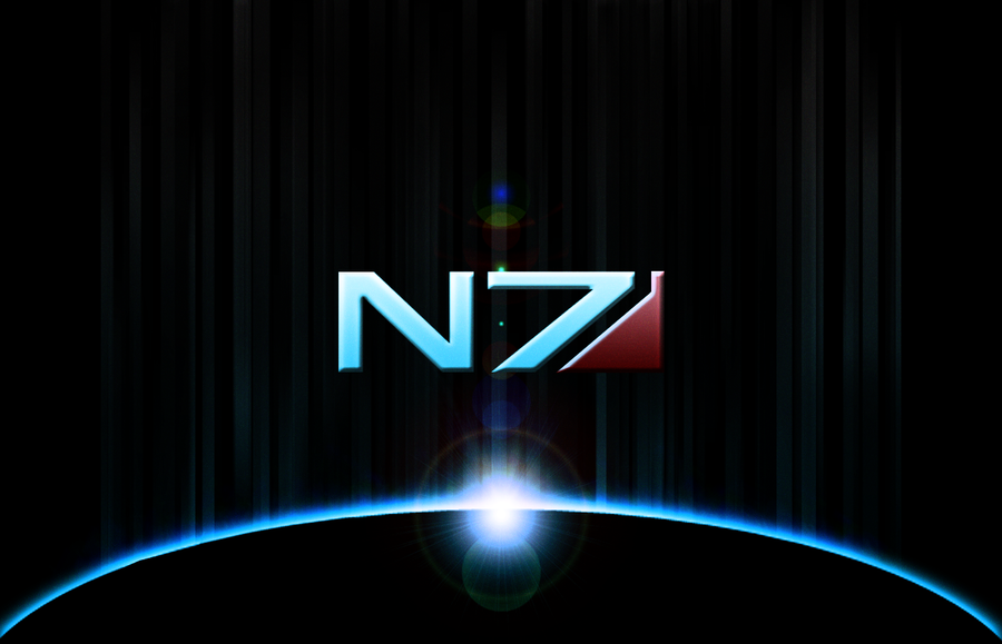 Mass Effect Wallpaper N7 By Rayzorflash