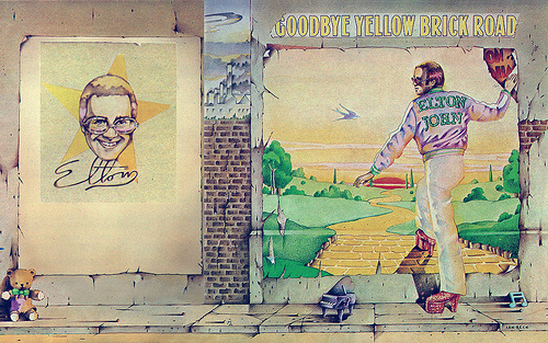 Elton John Goodbye Yellow Brick Road Desktop Wallp