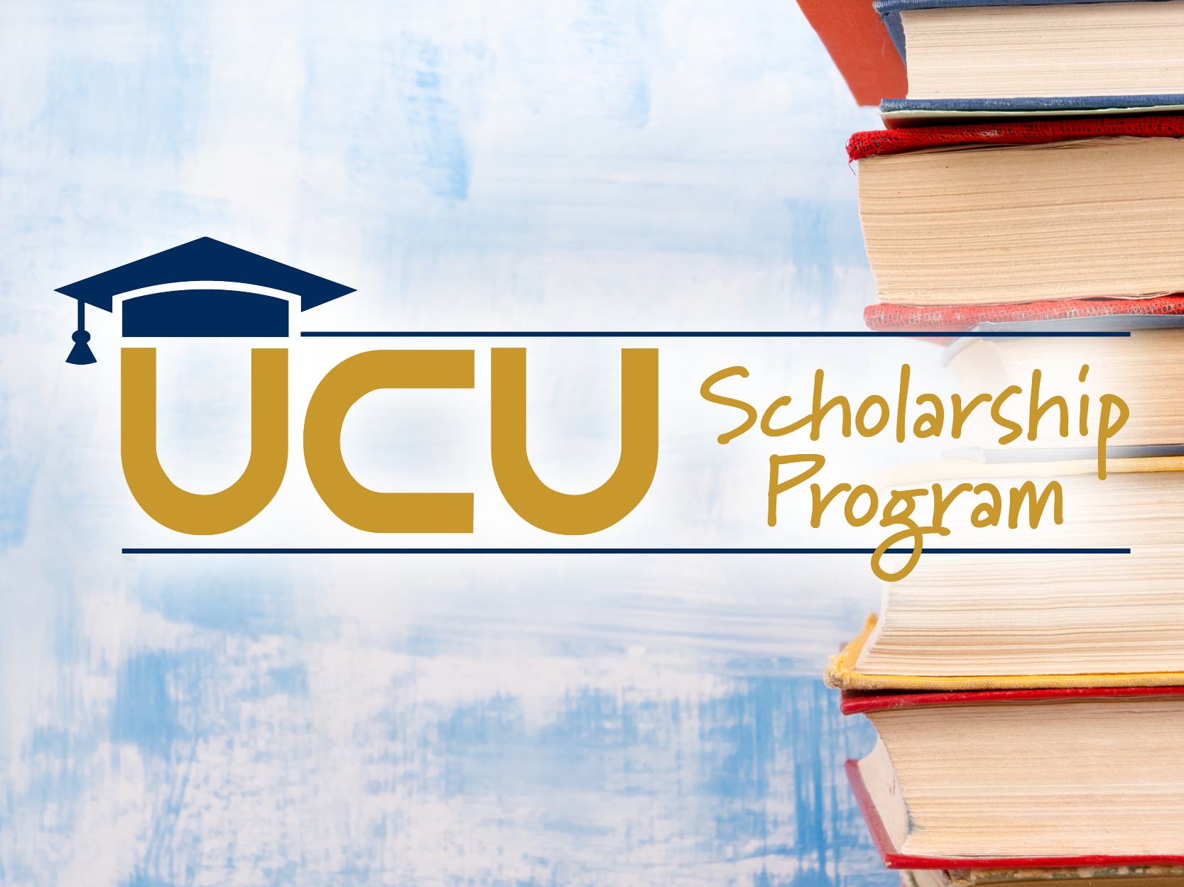 Scholarship Logo With Background University Credit Union