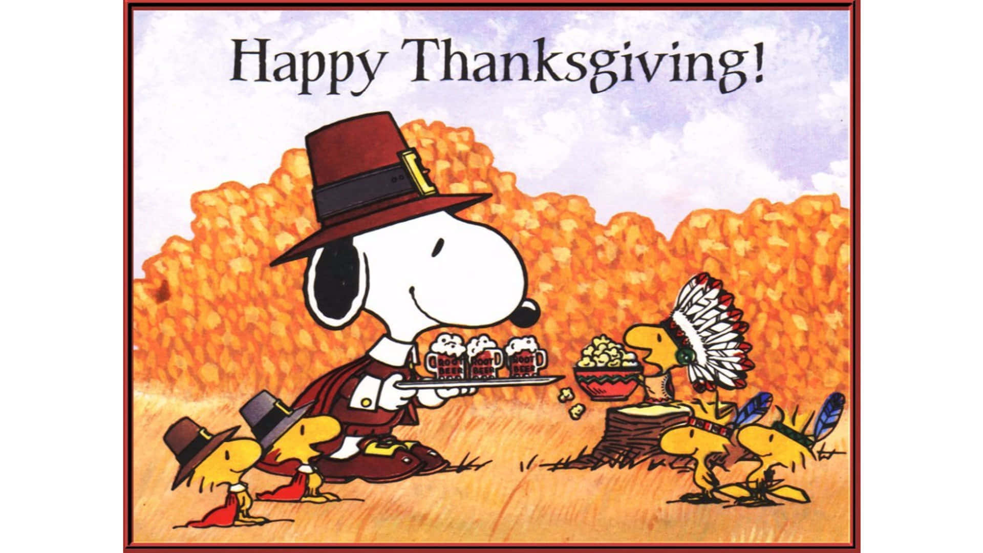 Peanuts Thanksgiving Wallpaper HD