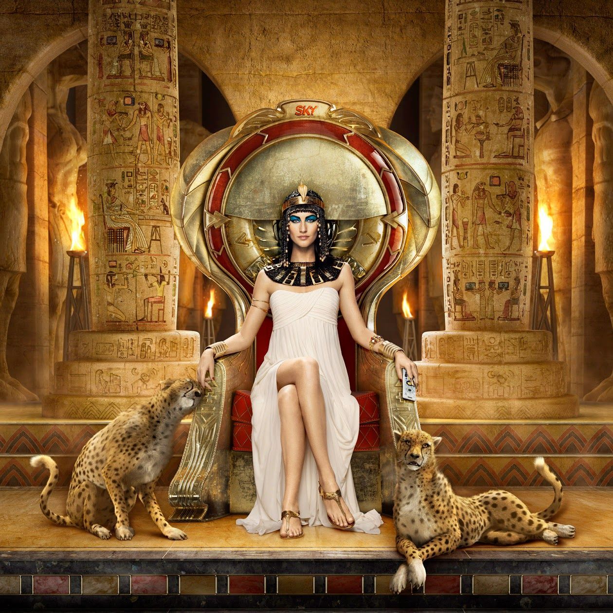 Cleopatra Wallpaper Top Background