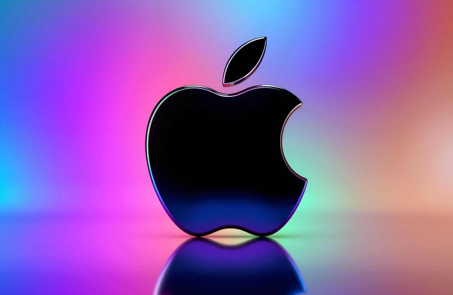 3d Apple Logo Wallpaper