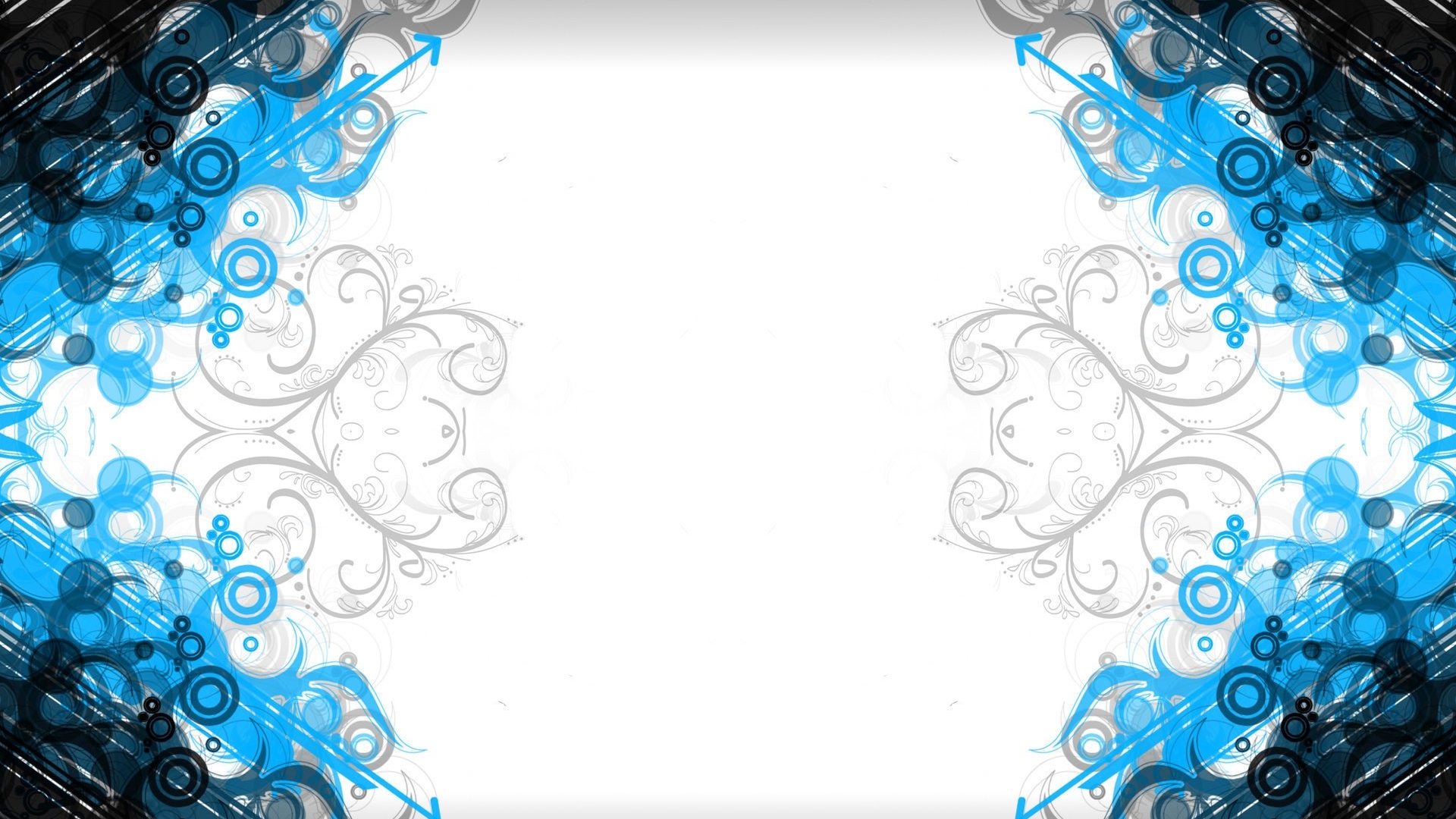Abstract White Blue 1920x1080