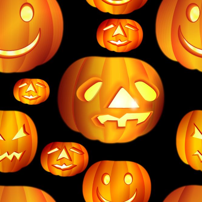 Halloween Pumpkin Seamless Repeating Background Background
