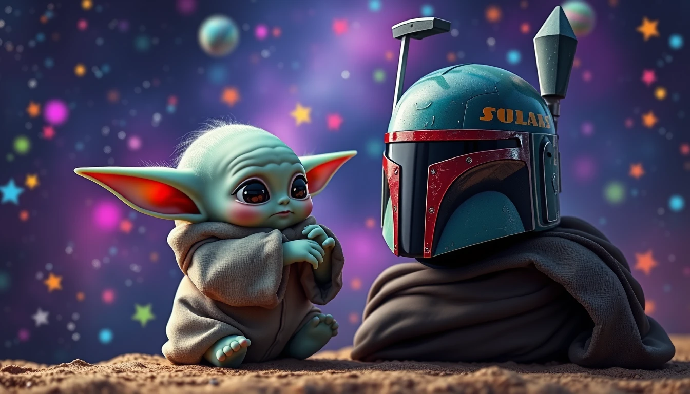 Baby Yoda Boba Wallpaper
