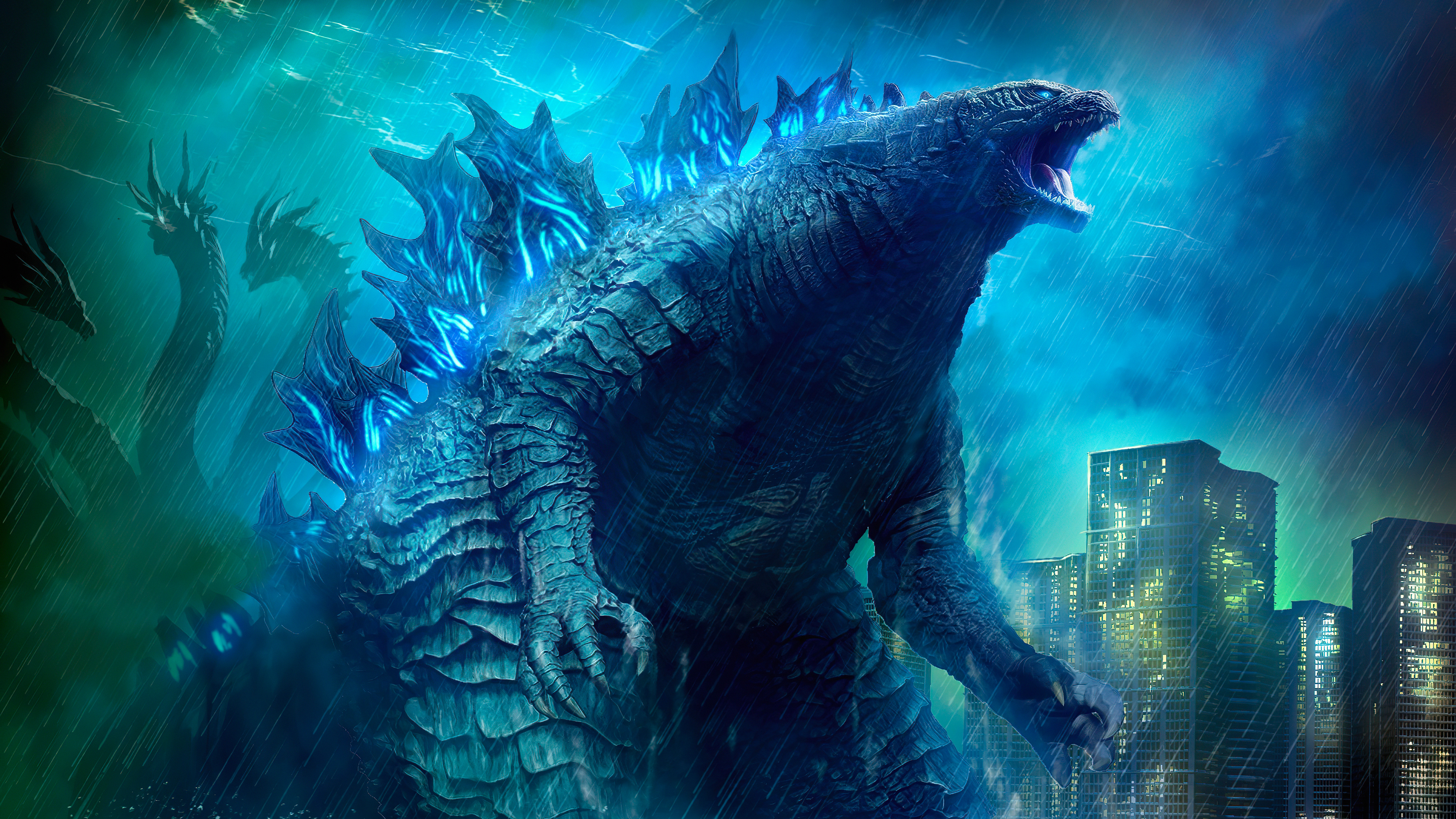Godzilla 4k Ultra HD Wallpaper Background Image