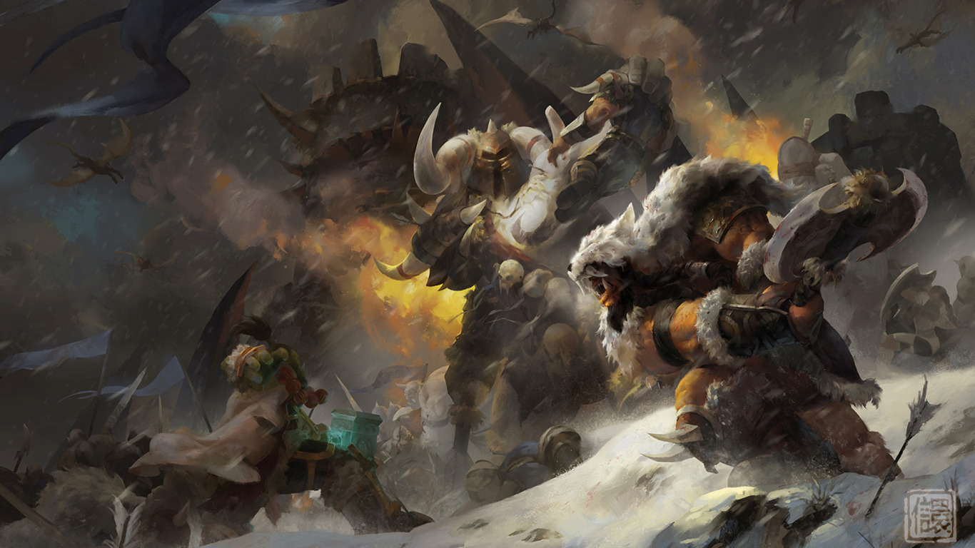 Wallpaper Wow Orc Warcraft World Of Thrall