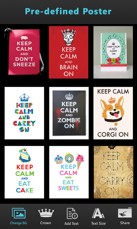 HD Keep Calm Poster Maker Android Apps On Google Play
