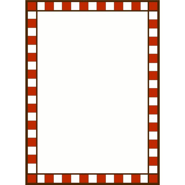 Red And White Checkered Border Red Checkered Border 600x600
