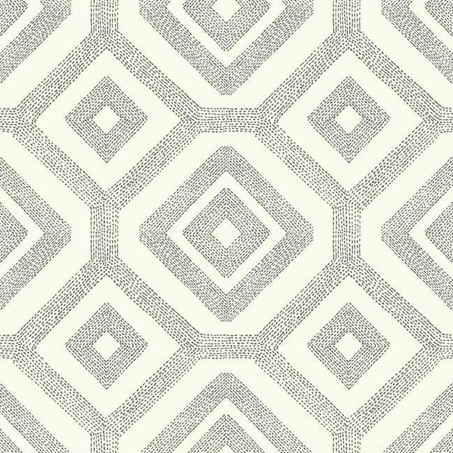 New Wallpaper Designs French Knot Wallpaper in Grey and White design