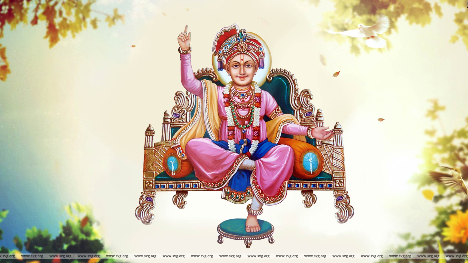 HD Wallpaper Swaminarayan Bhagwan