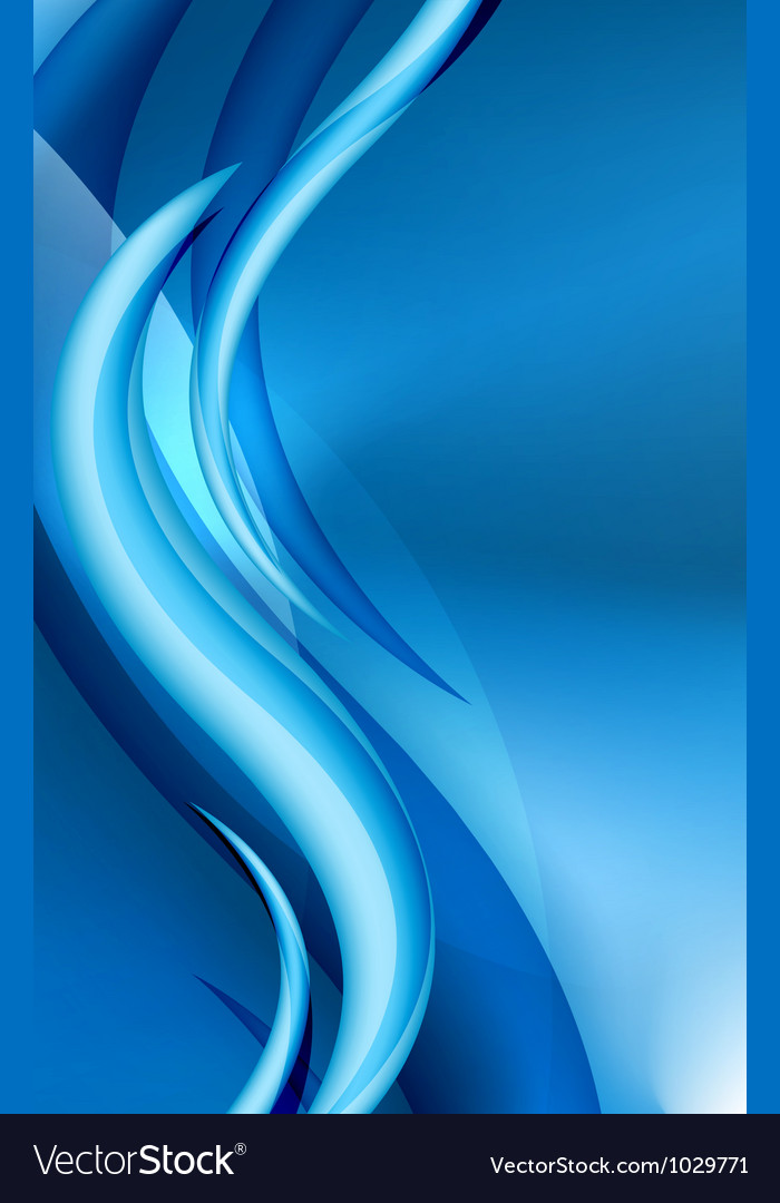 Aqua Waves Abstract Background Royalty Vector Image
