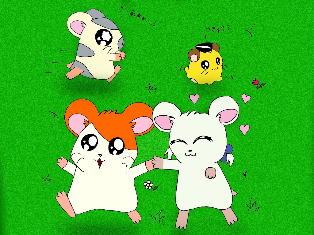 Hamtaro Wallpaper Bureaublad Achtergronden Van