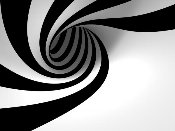 Black And White Swirl Wallpaper