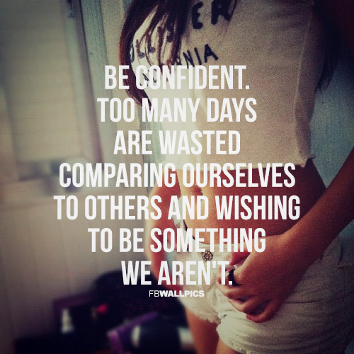 Girly Quotes Wallpaper Be Confident Quote
