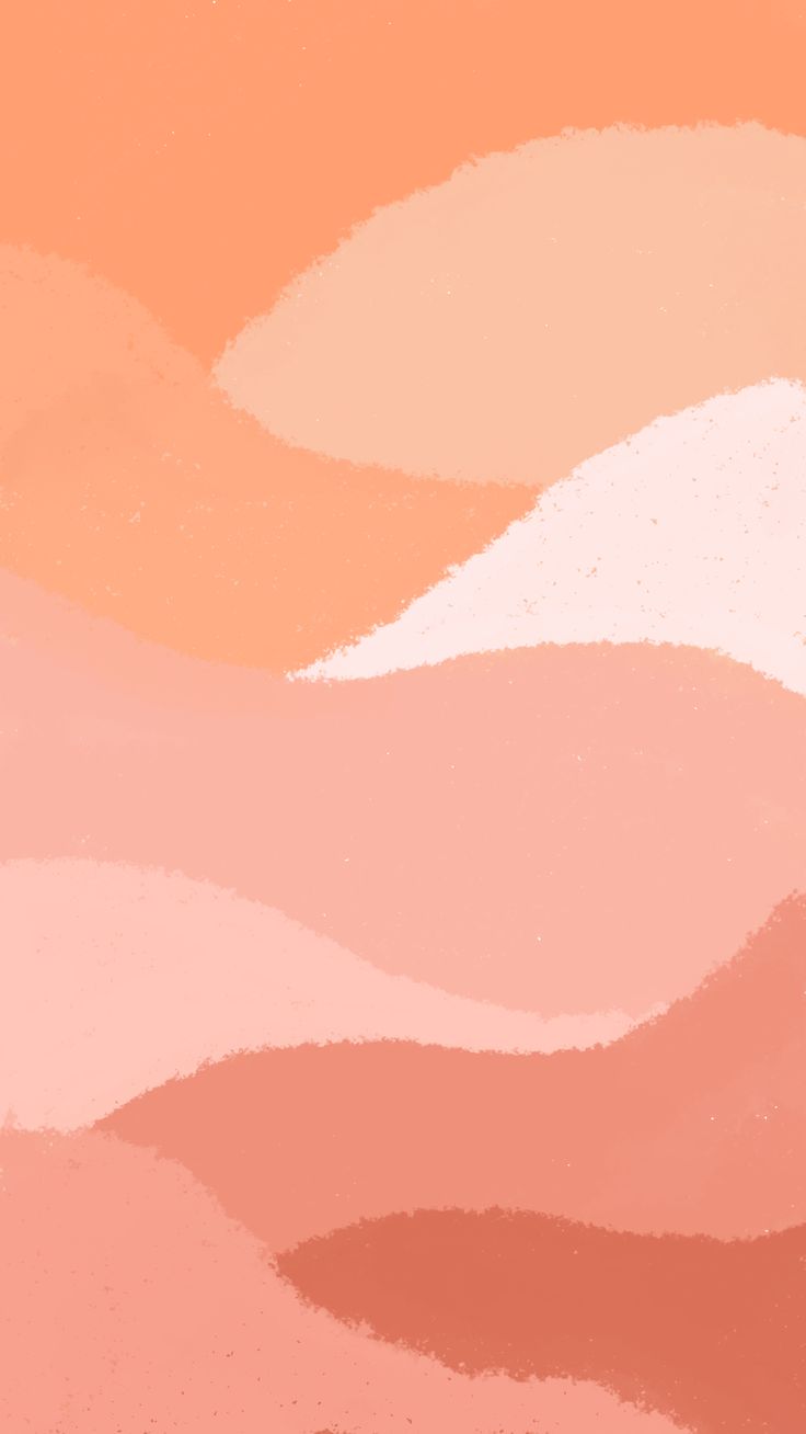 Aesthetic Pastel Orange Wallpaper
