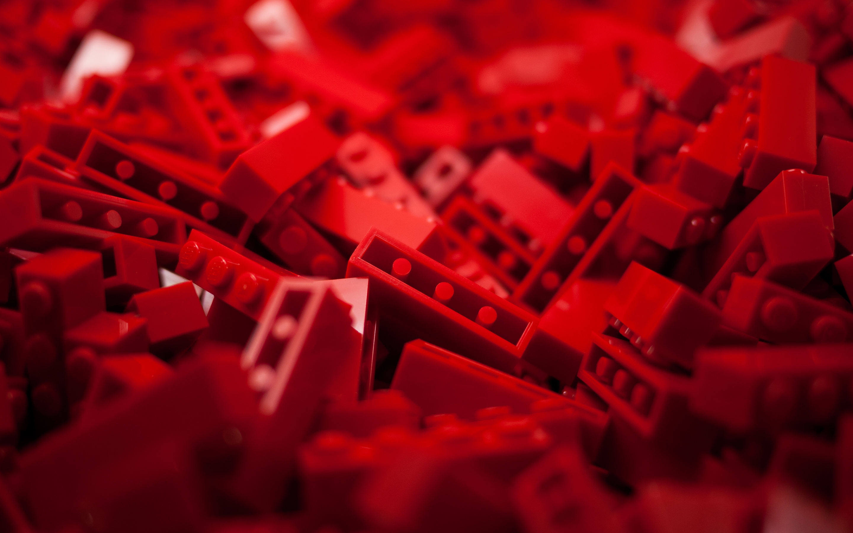 Red Legos Toys Macro Wallpaper HD Desktop And Mobile Background