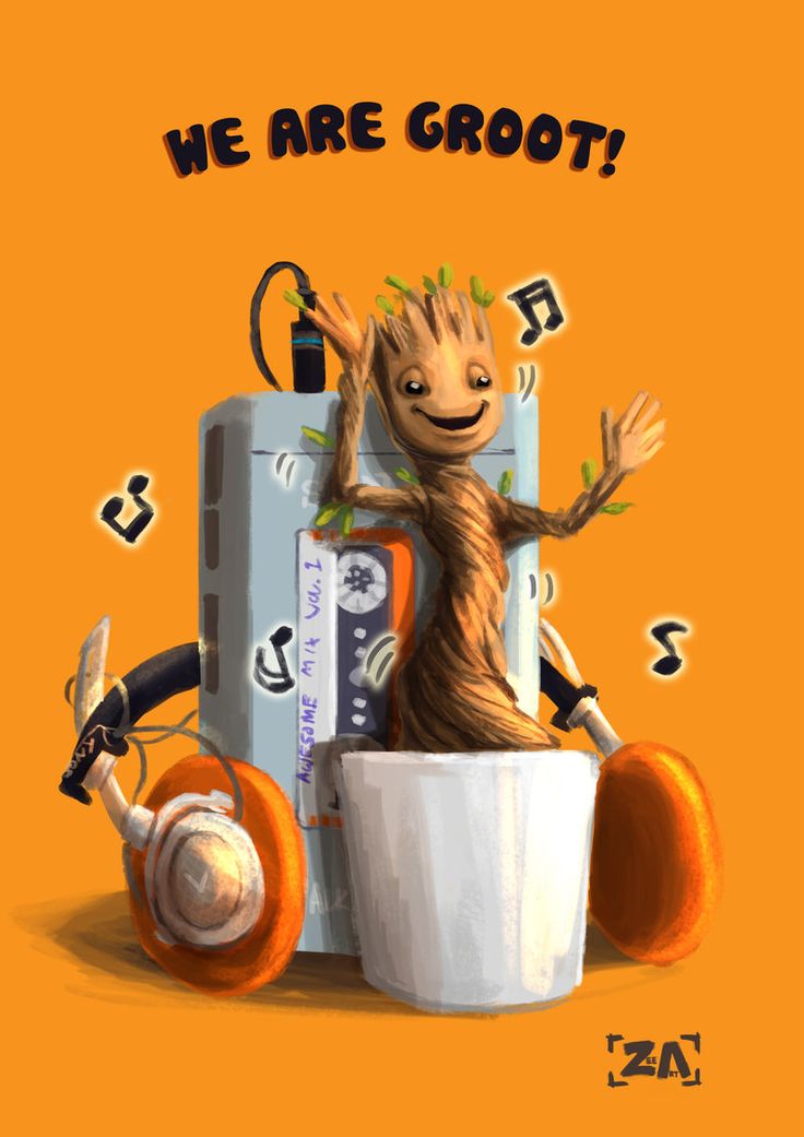 We Are Groot By Tyrinecarver And