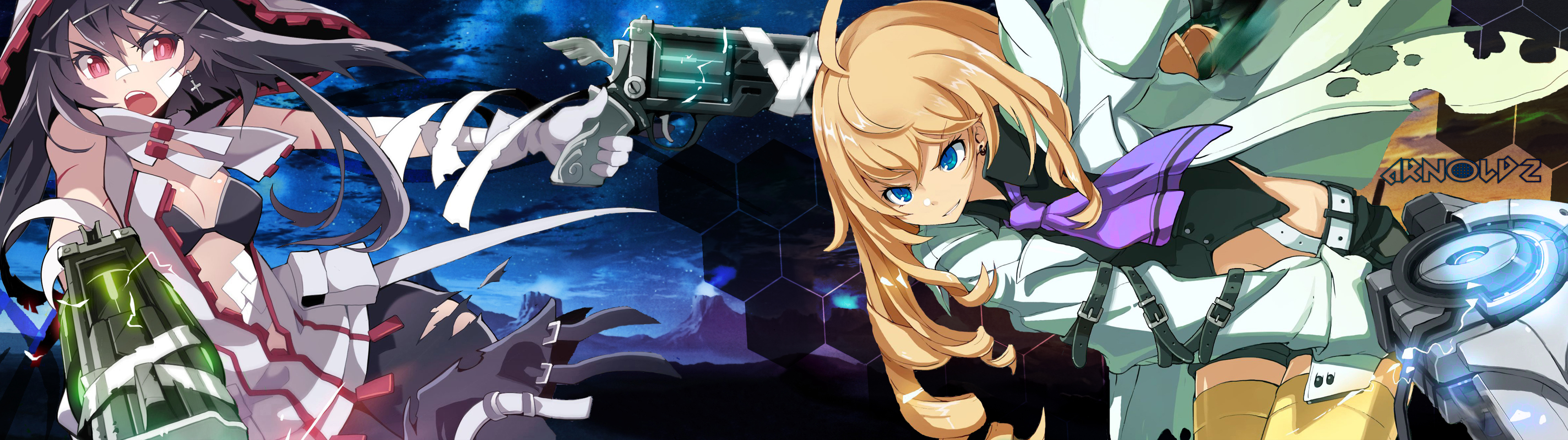 Anime Dual Monitor Background Wallpaper