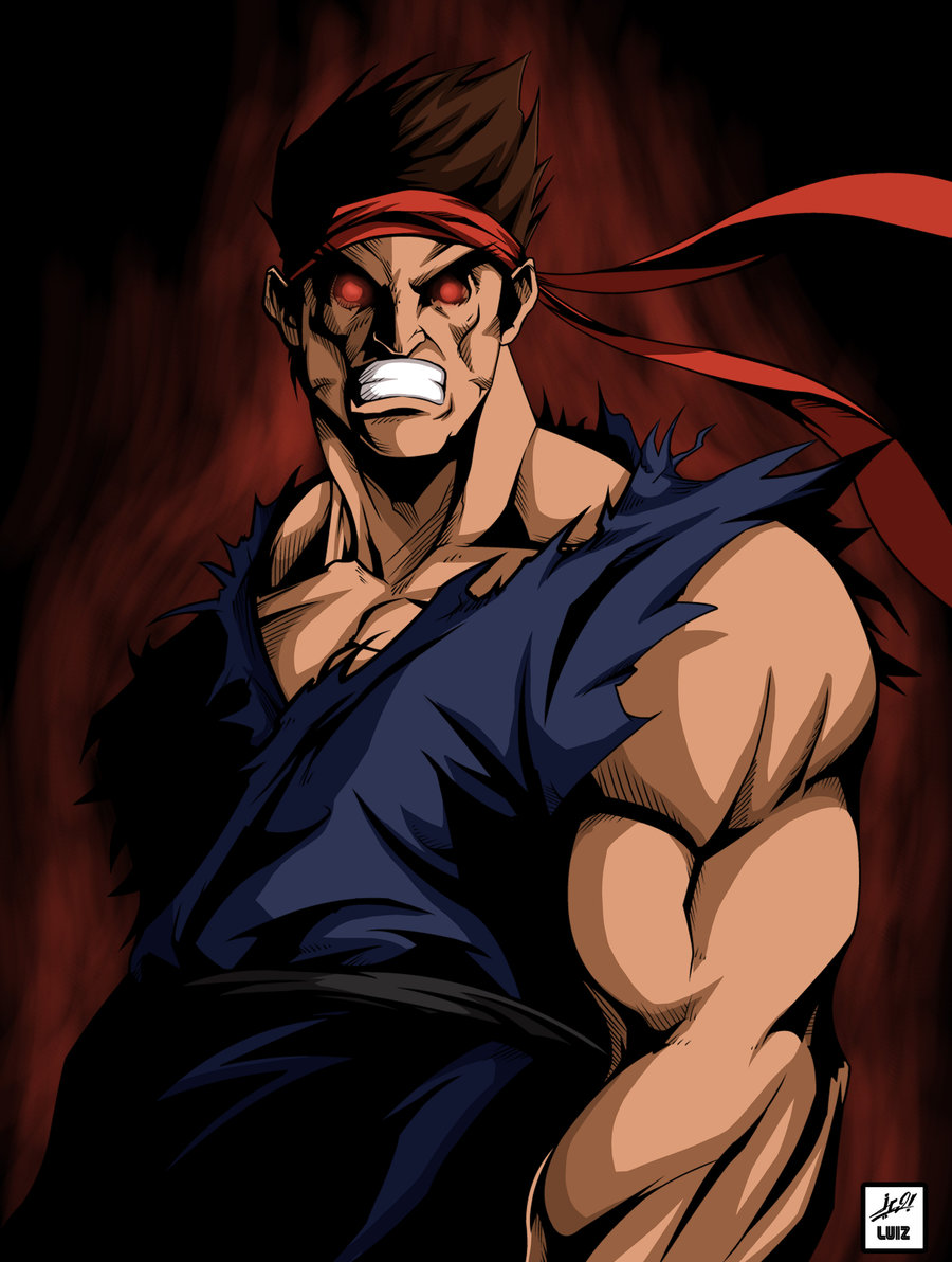 Evil Ryu By Zavalaluiz51
