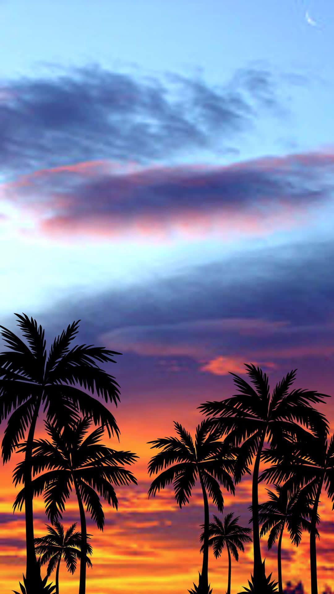 Download Aesthetic Sunset Iphone With Colorful Vibrant Skies