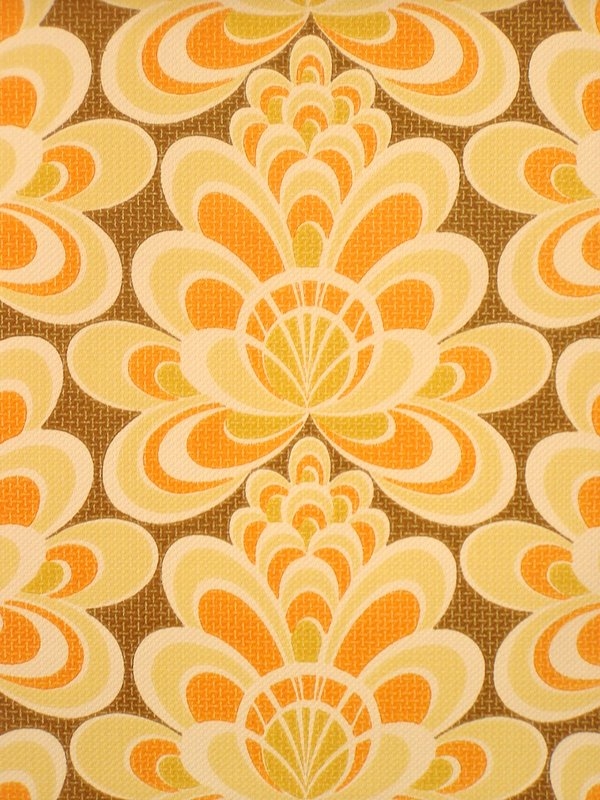 Retro Geometric Wallpaper From The 70s Vintage