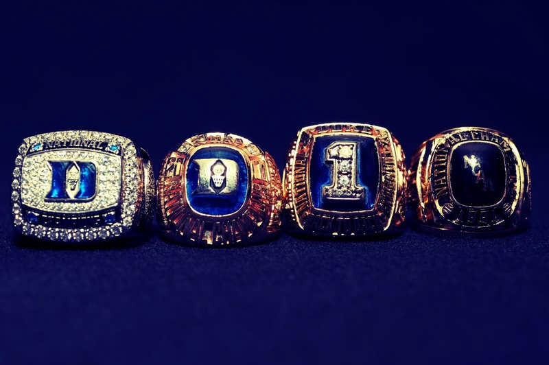 Duke Basketball S Photo The Legendary Coach Who Owns These Rings Has