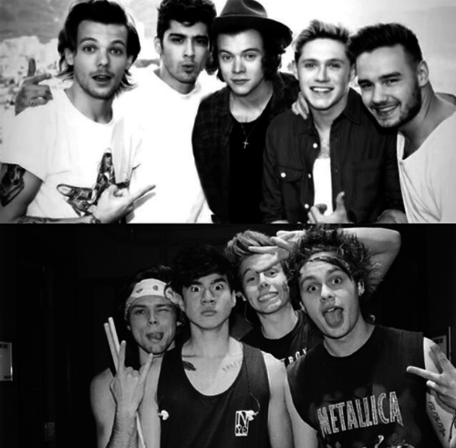 One Direction And 5sos Photo
