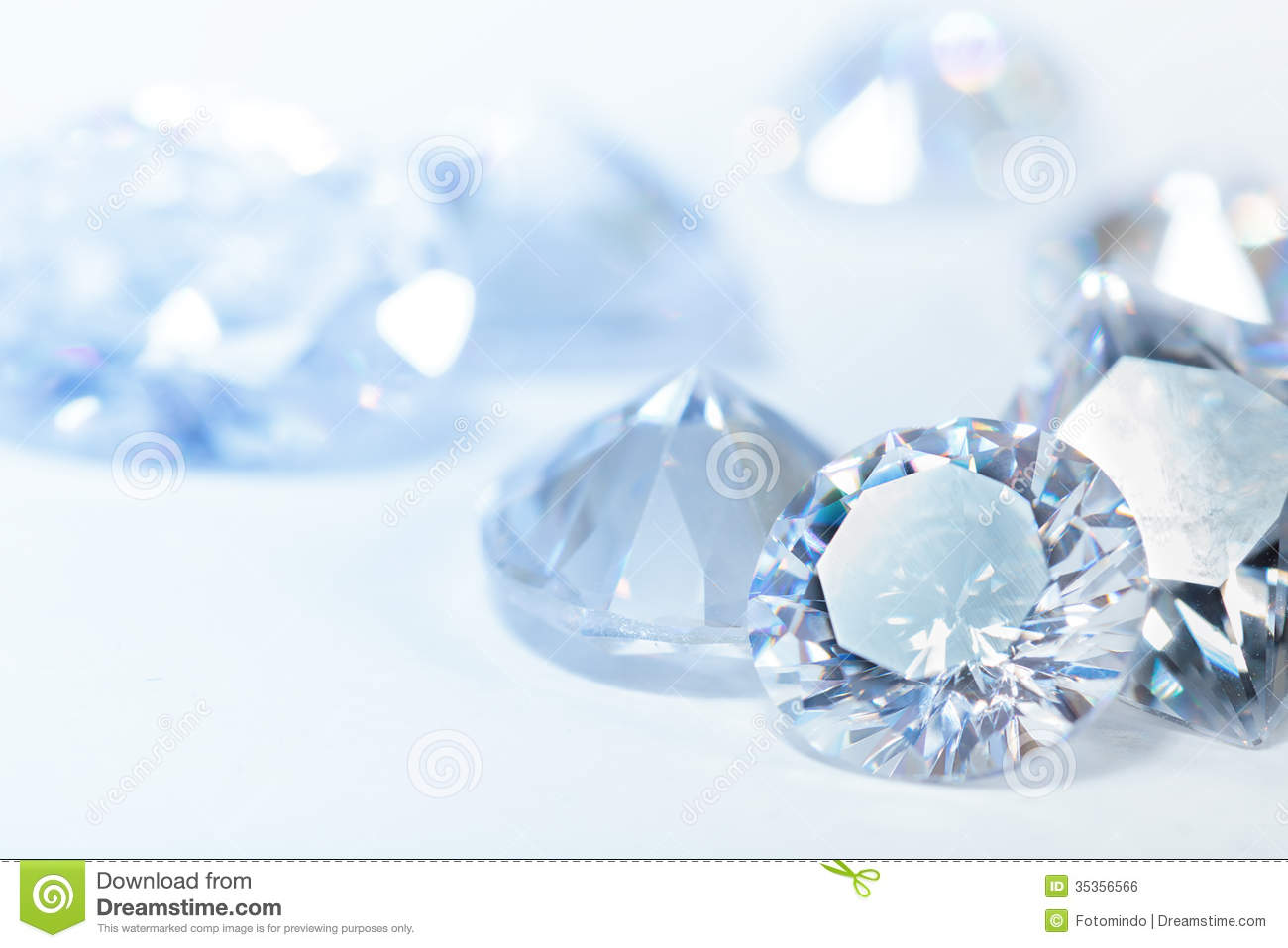 White Diamonds Background