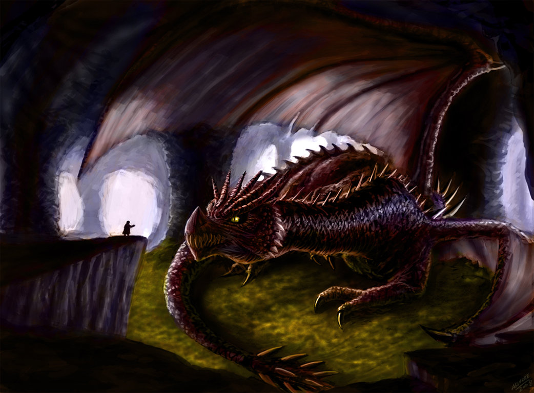 Dragons Fantasy Art The Hobbit Concept Smaug Caves HD Wallpaper Wild