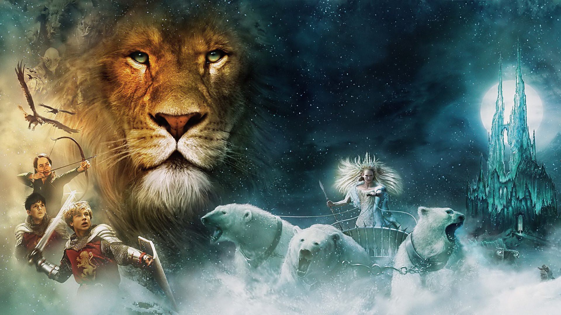 Narnia, aslan, lion, HD phone wallpaper