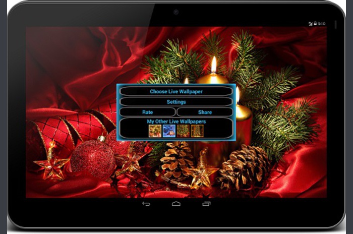 Download the program Winter Live Wallpaper XMAS Wallpaper for Android