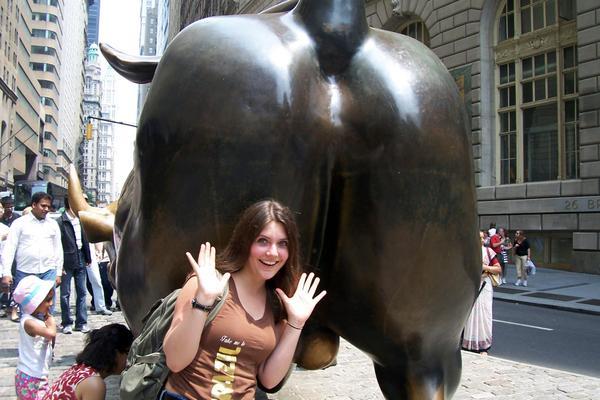 Wall Street Bull iPhone Wallpaper Me And The